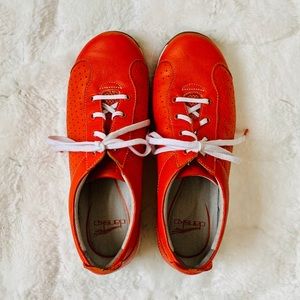 Orange Dansko Sneakers, Sz 39